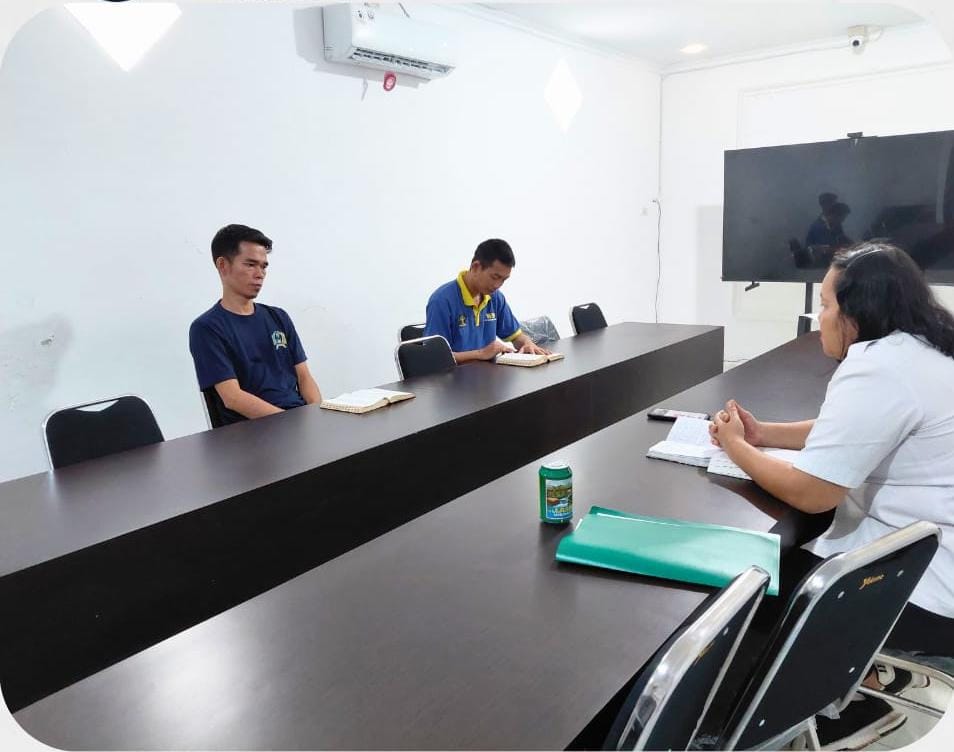 Lapas Narkotika Kelas IIA Muara Beliti kembali melaksanakan kegiatan pembinaan kerohanian bagi Warga Binaan Pemasyarakatan (WBP) beragama Kristen pada Selasa (14/7/2026).